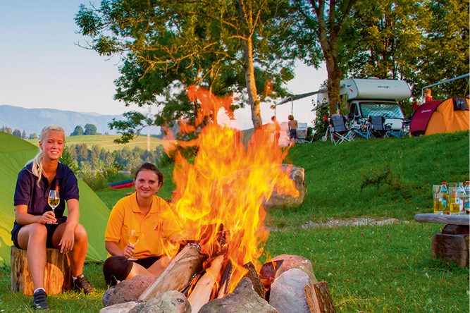 Camping im Allgäu