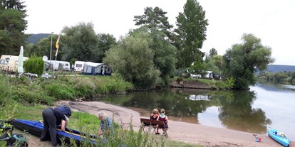Campingplätze - Baden in natürlichen Gewässern - Badebucht - Campingplatz Mainufer