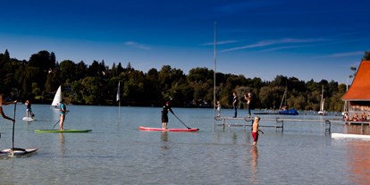 Campingplätze - Kinderspielplatz am Platz - Wassersport auf dem Pilsensee  - Camping am Pilsensee