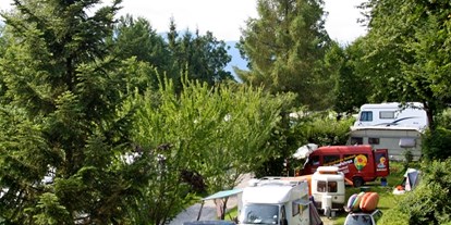 Campingplätze - Grillen mit Holzkohle möglich - Camping Brugger am Riegsee