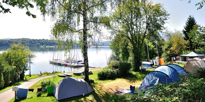 Campingplätze - Baden in natürlichen Gewässern - Camping Brugger am Riegsee