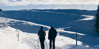 Campingplätze - Ver- und Entsorgung für Reisemobile - Winterwandern und die schönen verschneiten Aussichten genießen.  - Camping Zeh am See/ Allgäu