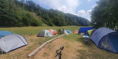 Campingplätze - Baden in natürlichen Gewässern - Zeltwiese - Campingplatz am Marktler Badesee